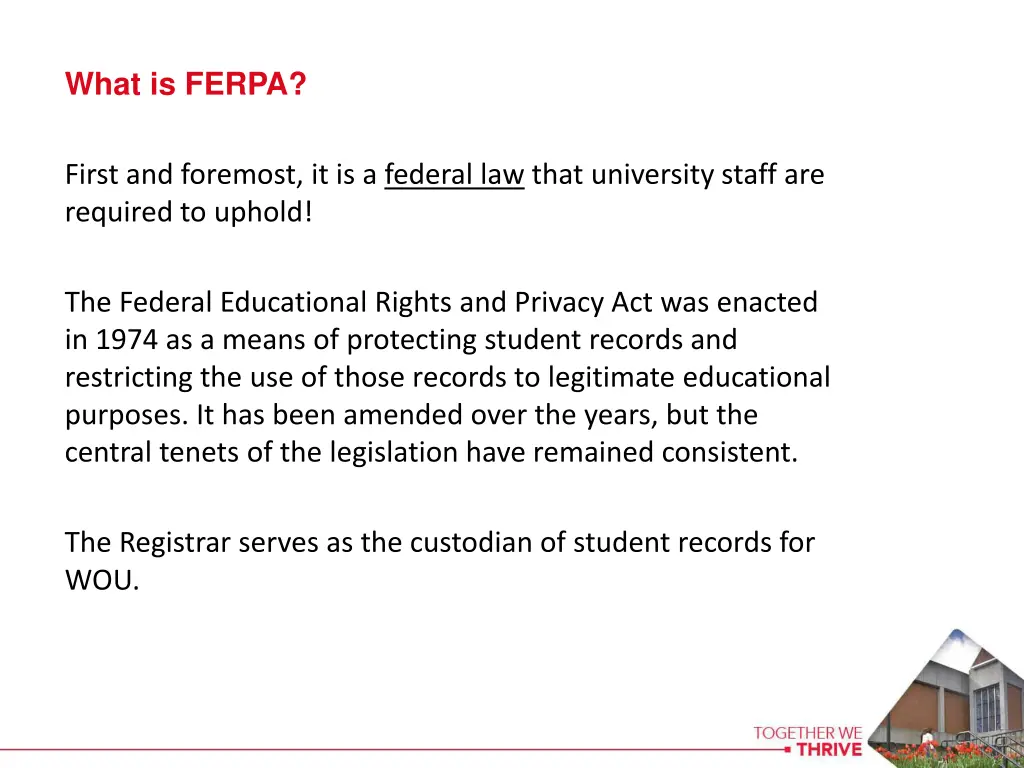 what is ferpa