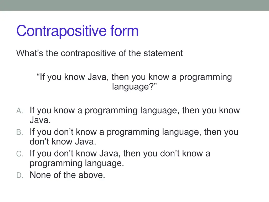 contrapositive form 2