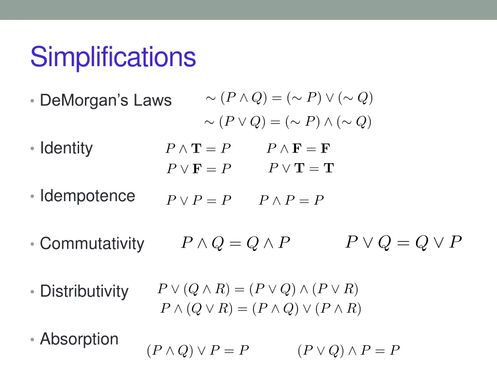 simplifications 2