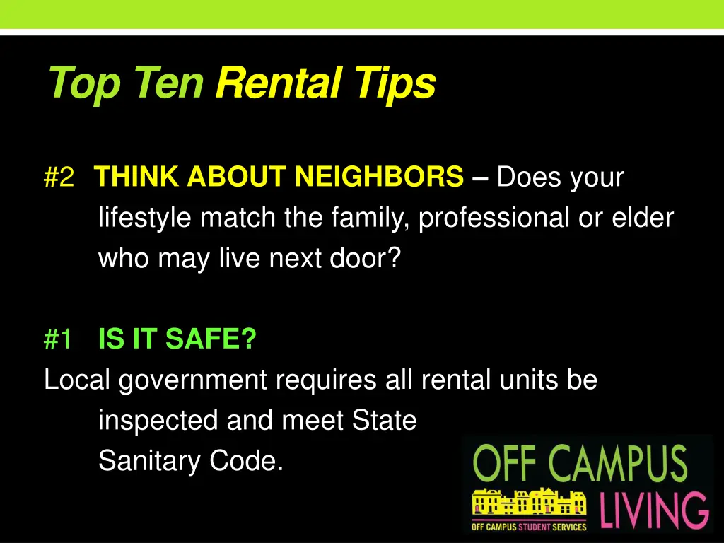 top ten rental tips 3