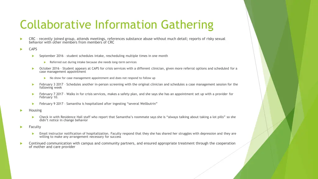 collaborative information gathering