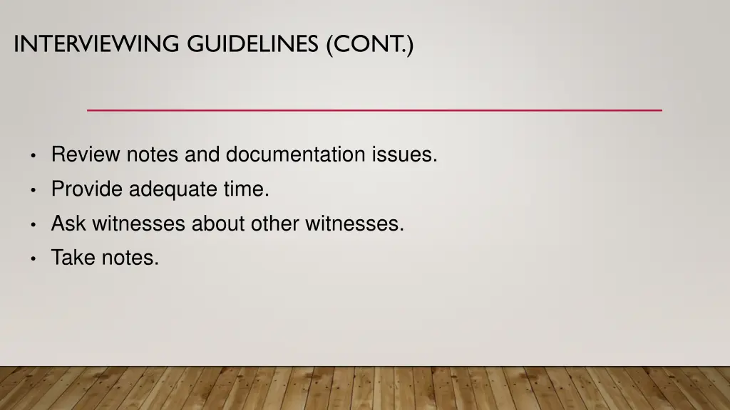 interviewing guidelines cont 1