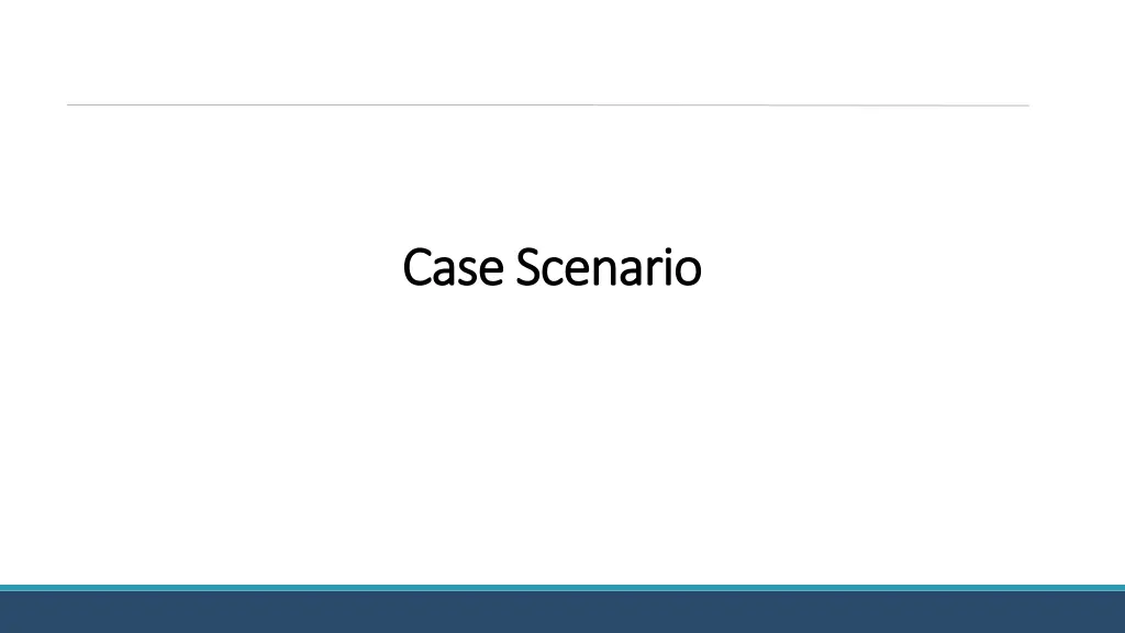 case scenario case scenario