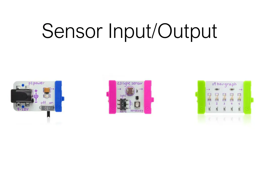 sensor input output