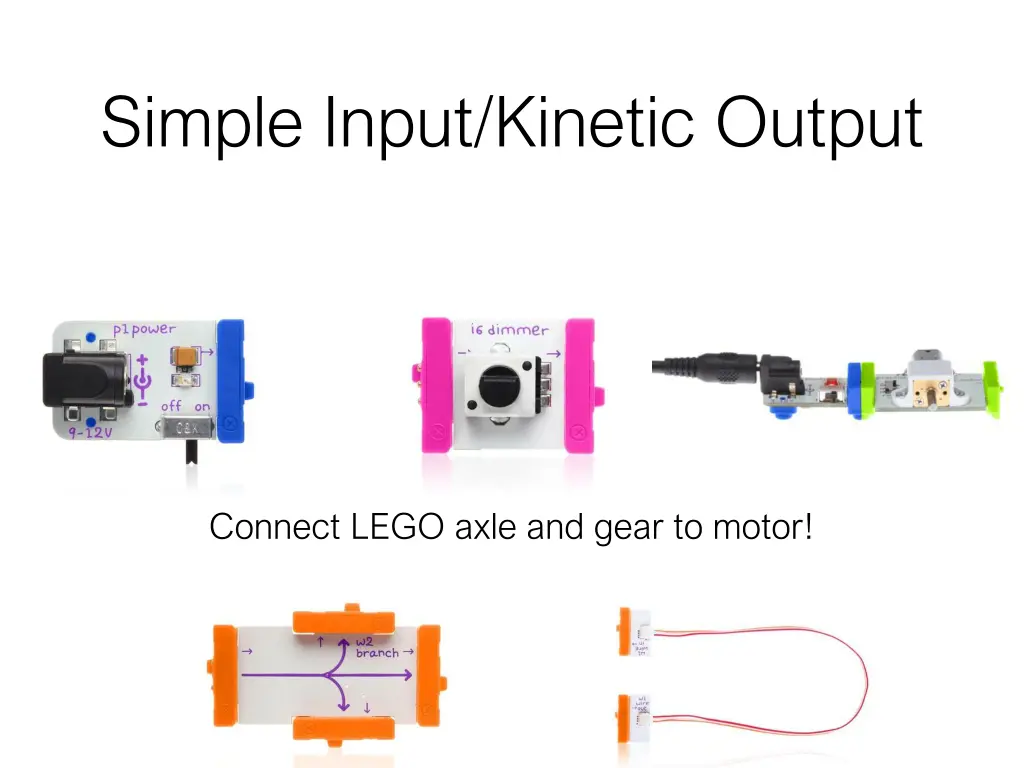 simple input kinetic output 1