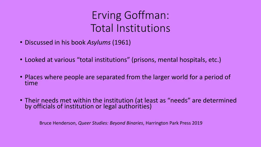 erving goffman total institutions