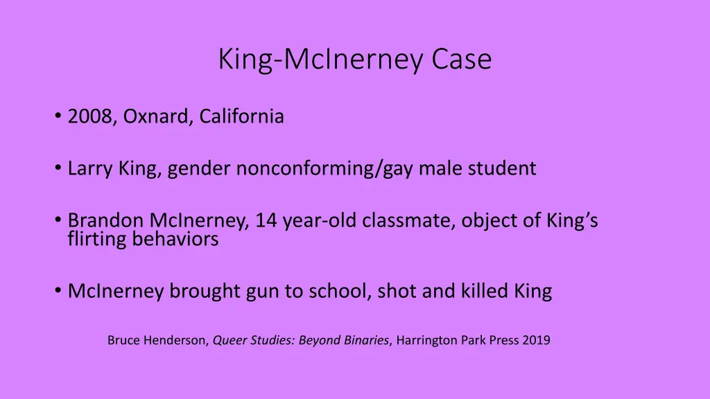 king mcinerney case