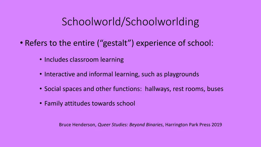 schoolworld schoolworlding