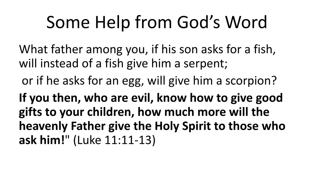 some help from god s word 2