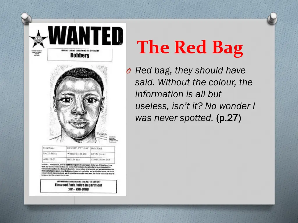 the red bag