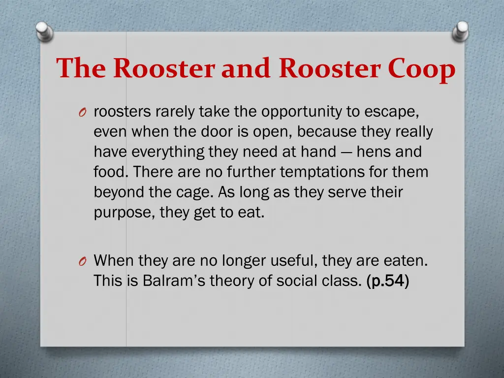 the rooster and rooster coop