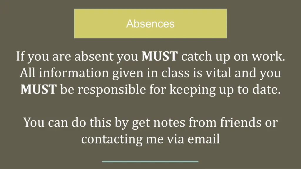 absences