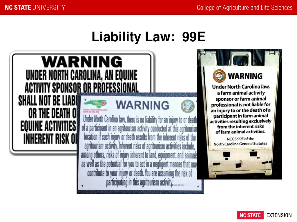 liability law 99e