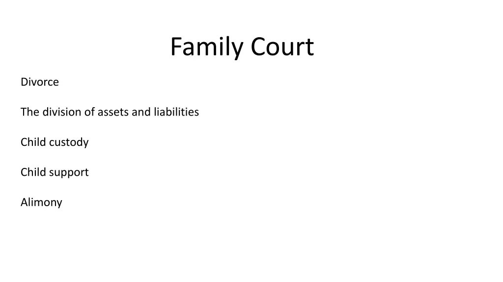 family court