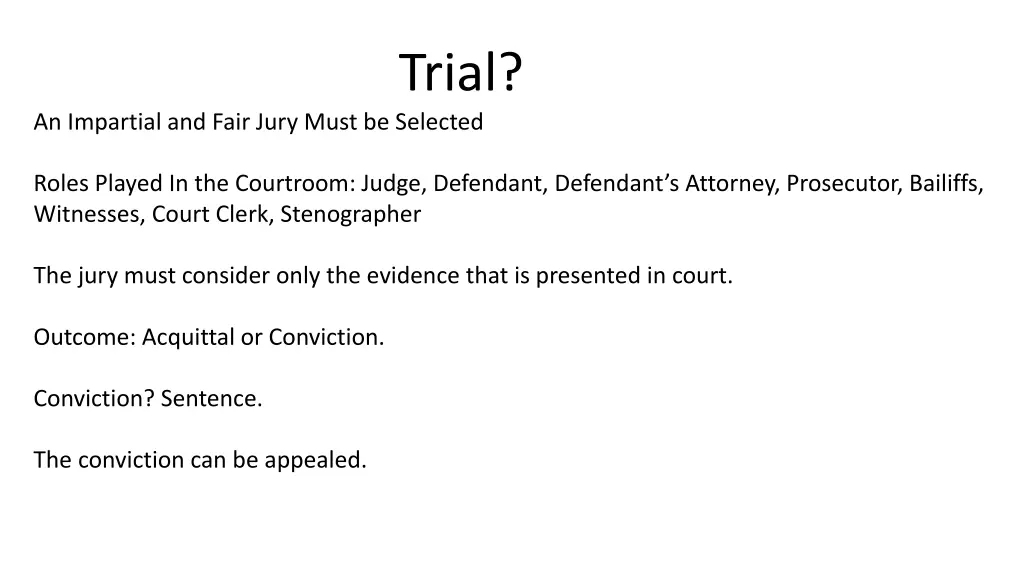 trial