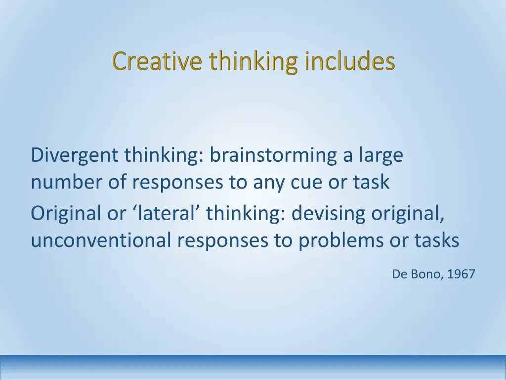 divergent thinking brainstorming a large number