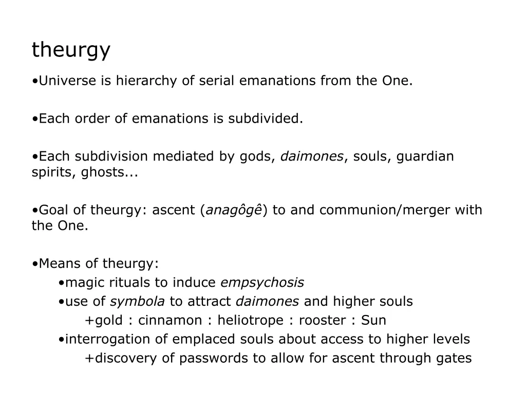 theurgy