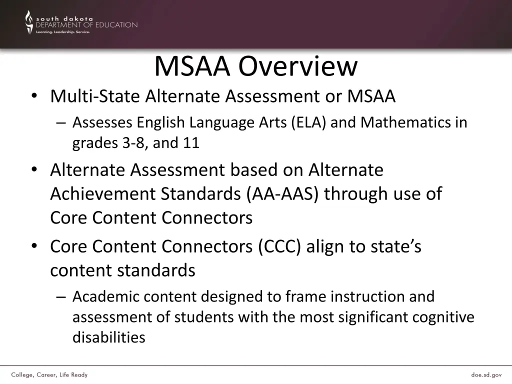 msaa overview