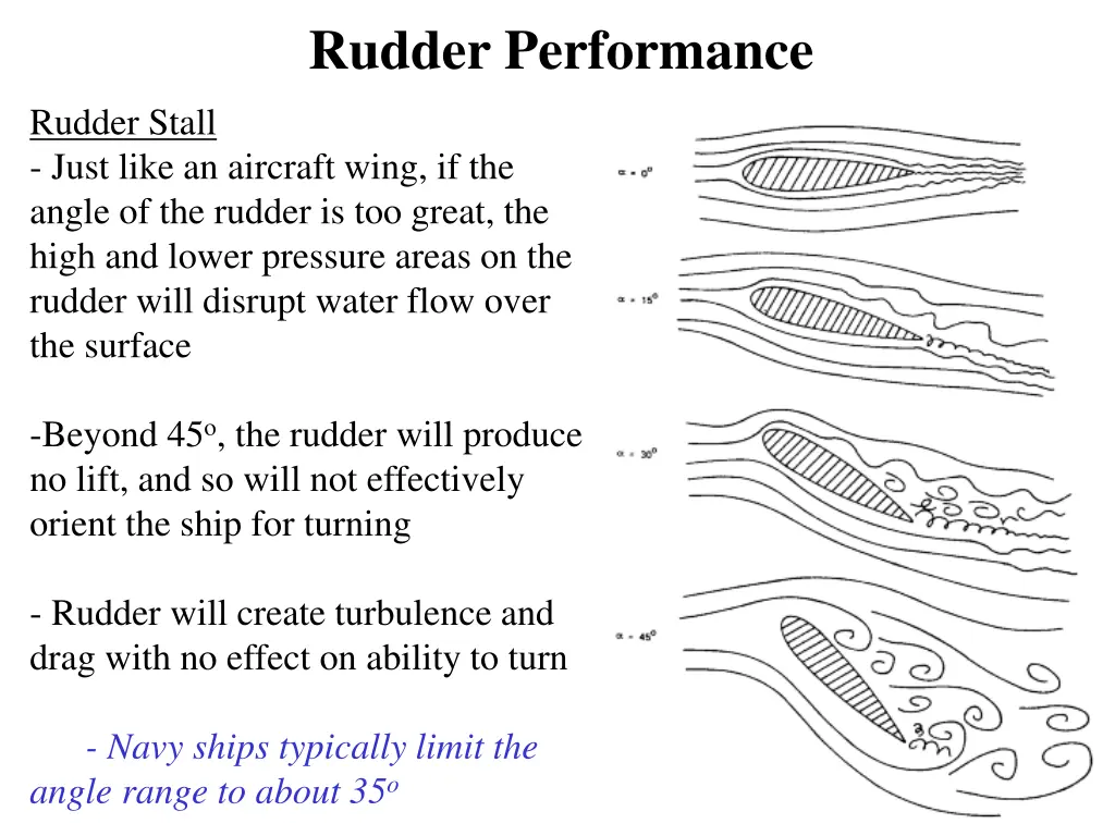 rudder performance 4