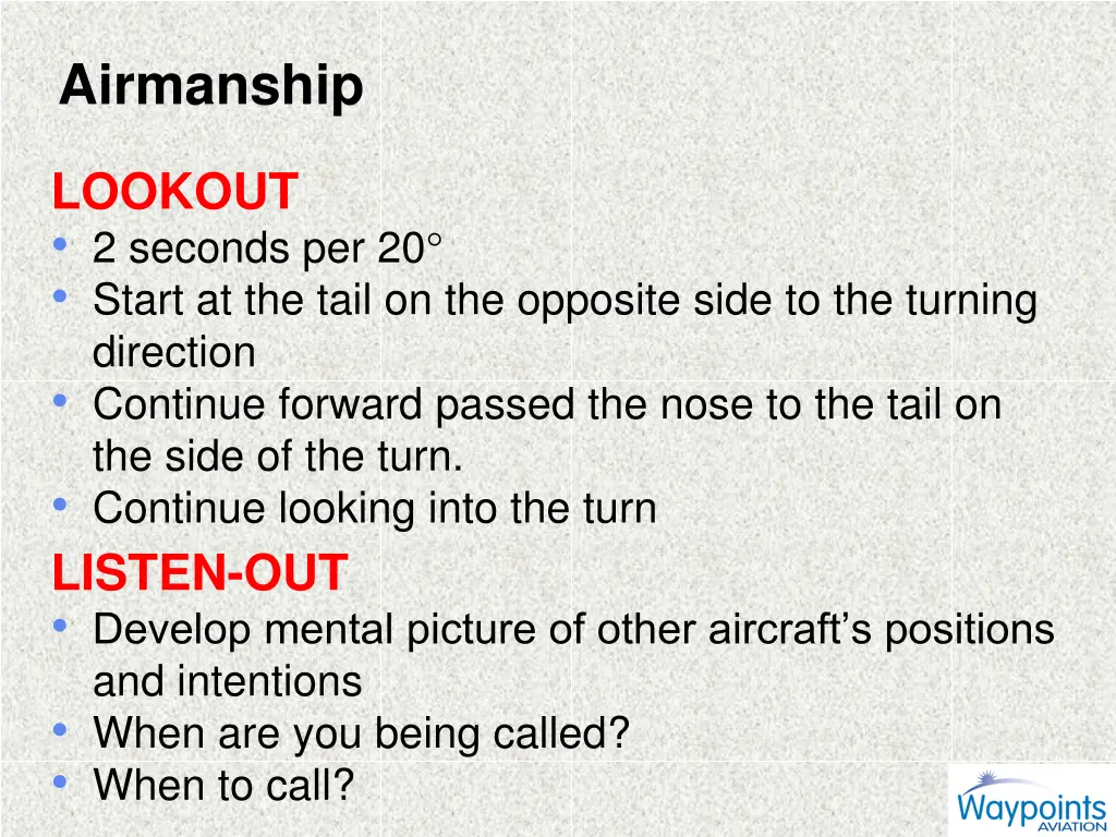 airmanship