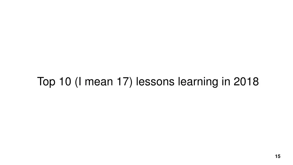 top 10 i mean 17 lessons learning in 2018