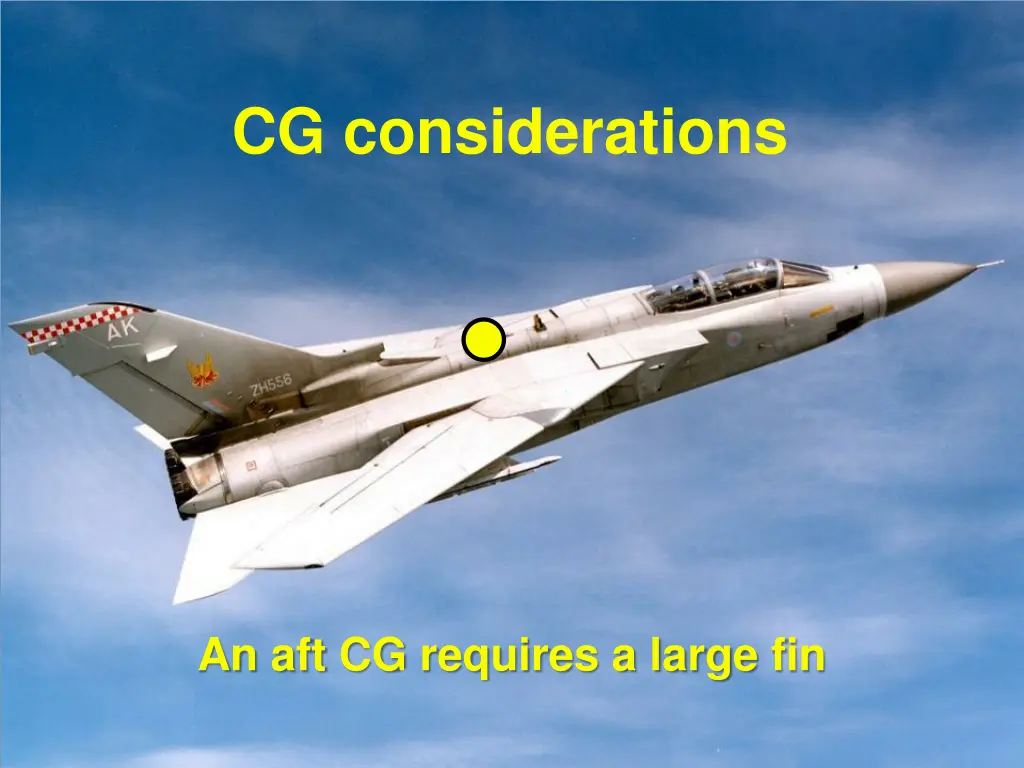 cg considerations