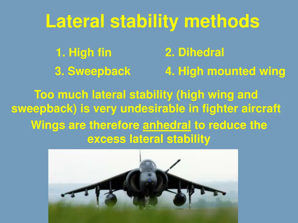 lateral stability methods 1