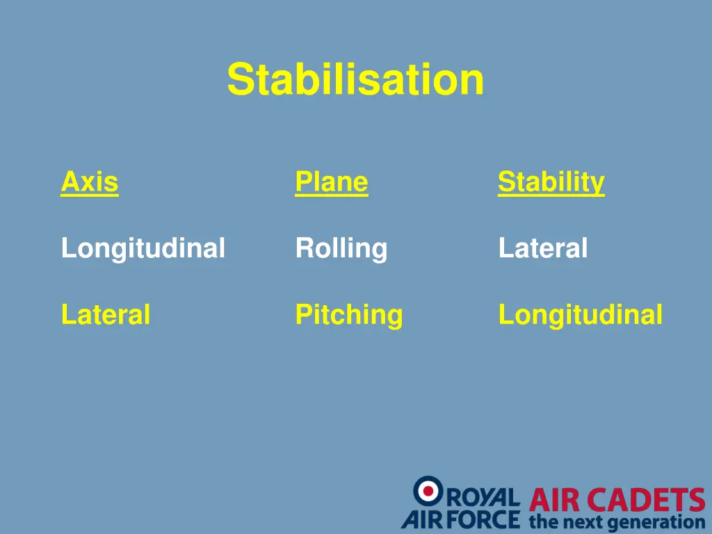 stabilisation 1