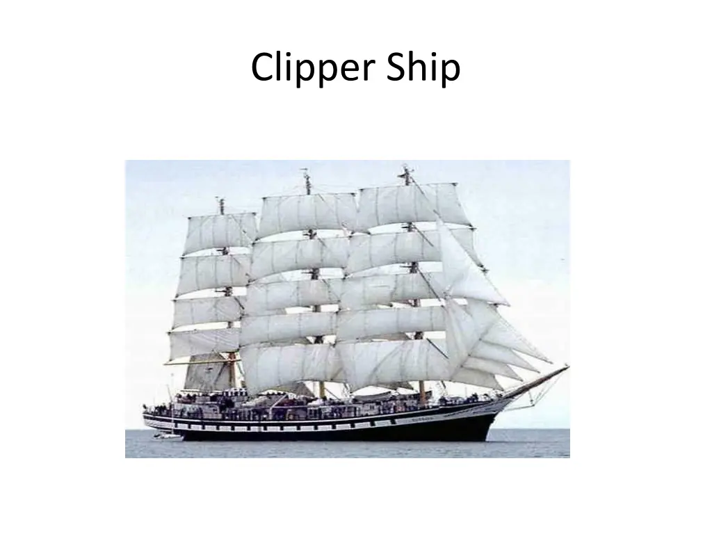 clipper ship