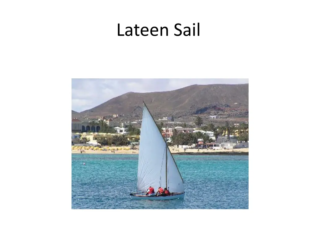 lateen sail