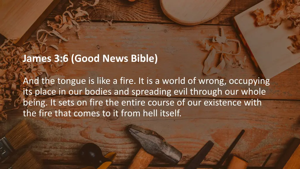 james 3 6 good news bible