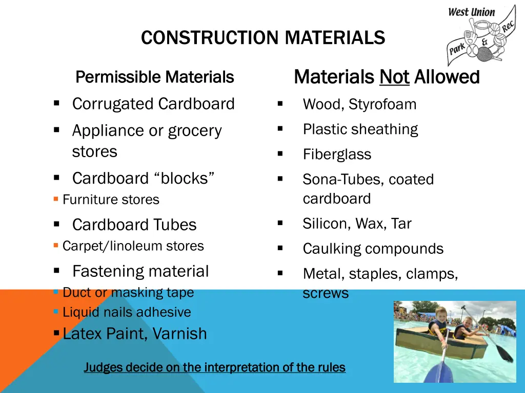 construction materials