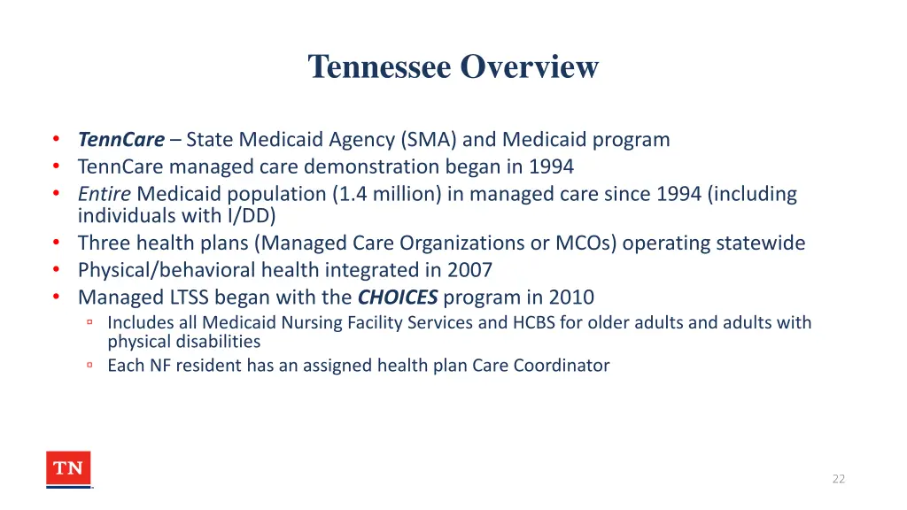 tennessee overview