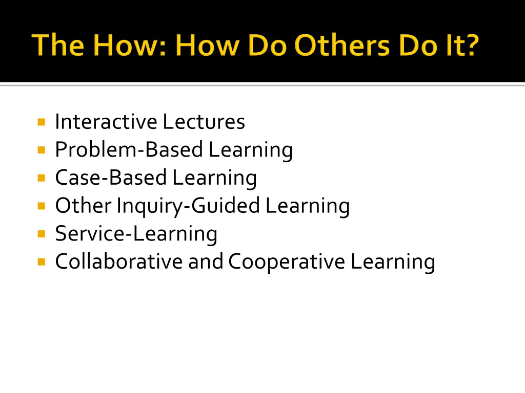 interactive lectures problem based learning case