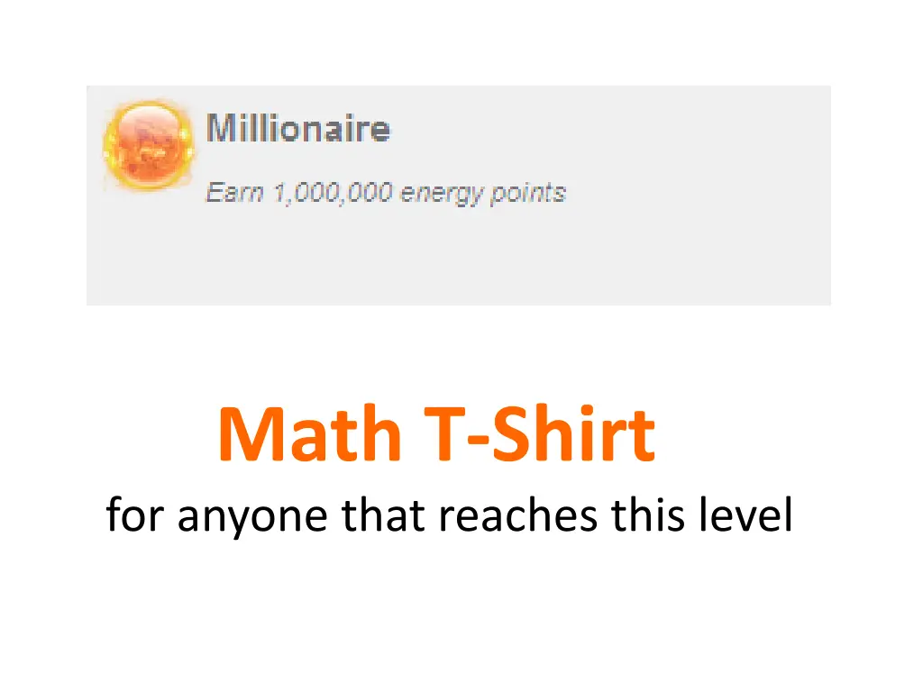 math t shirt for anyone that reaches this level