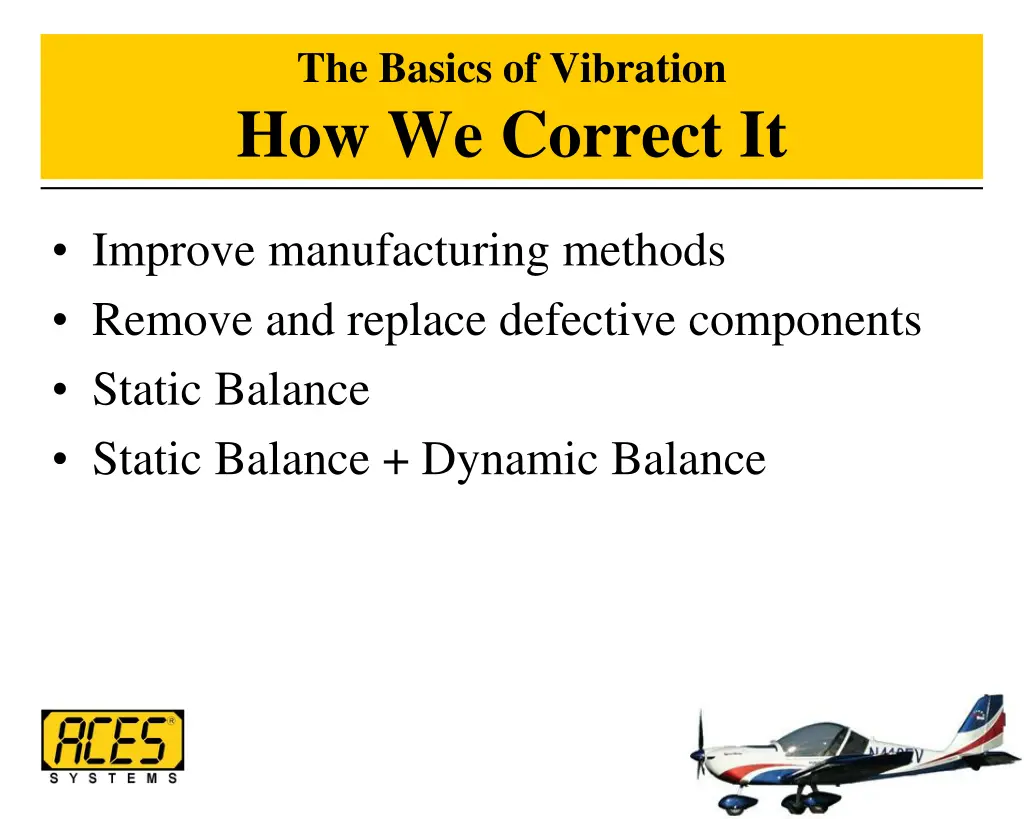 the basics of vibration how we correct it