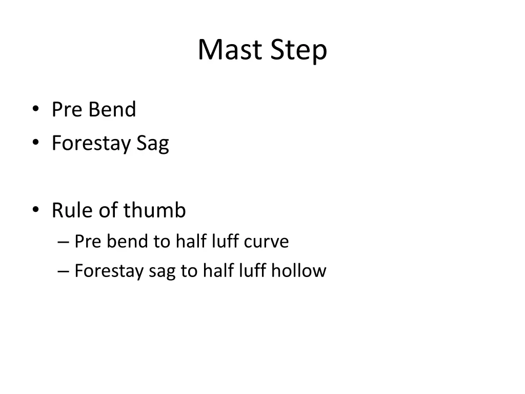 mast step