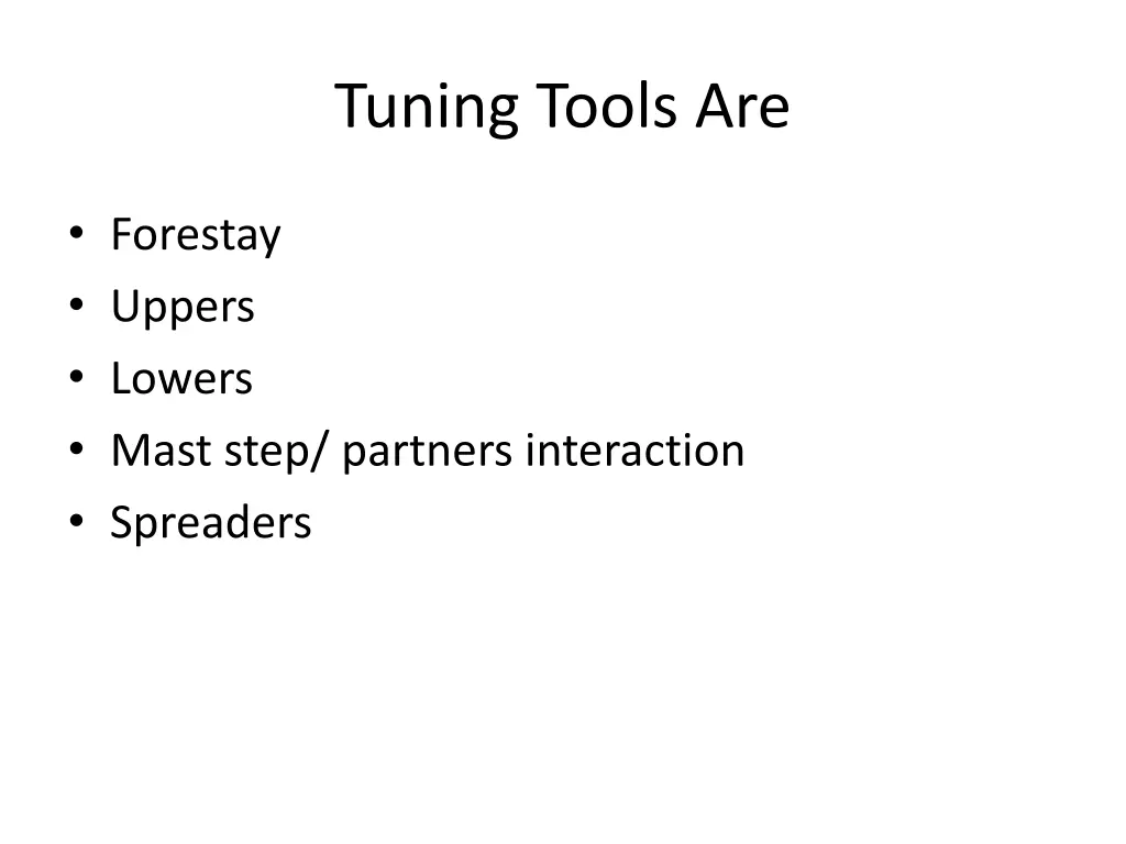 tuning tools are