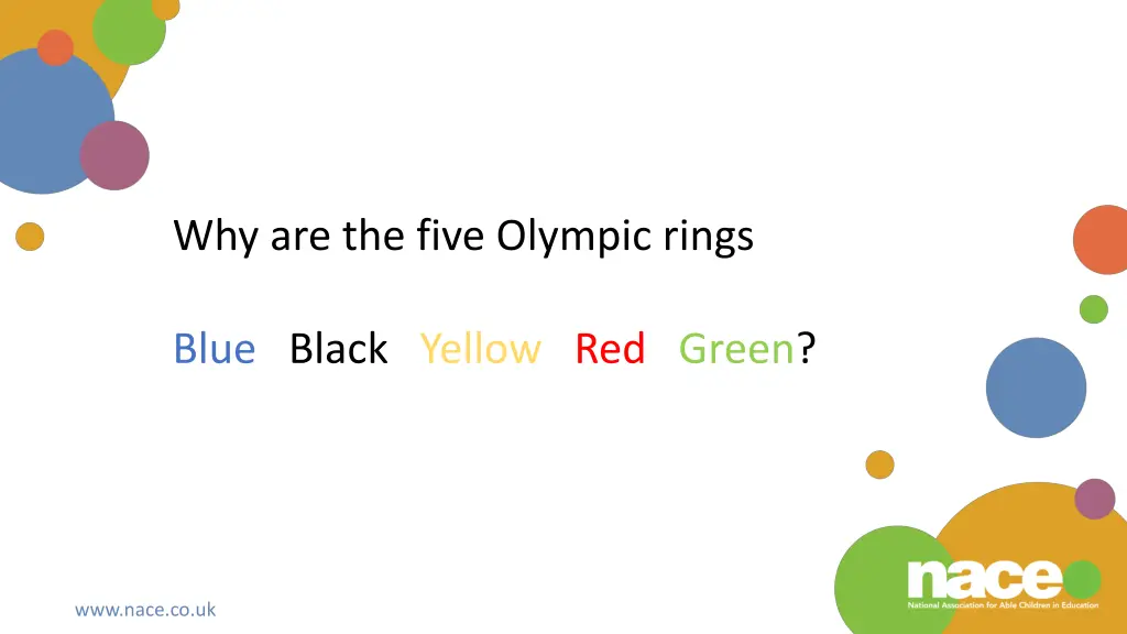 why are the five olympic rings