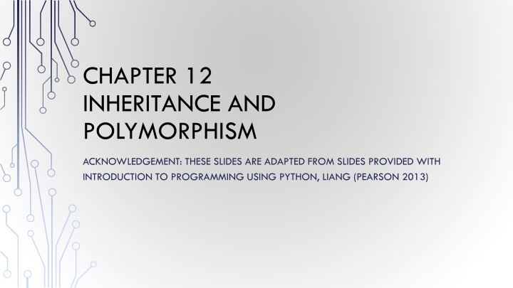 chapter 12 inheritance and polymorphism