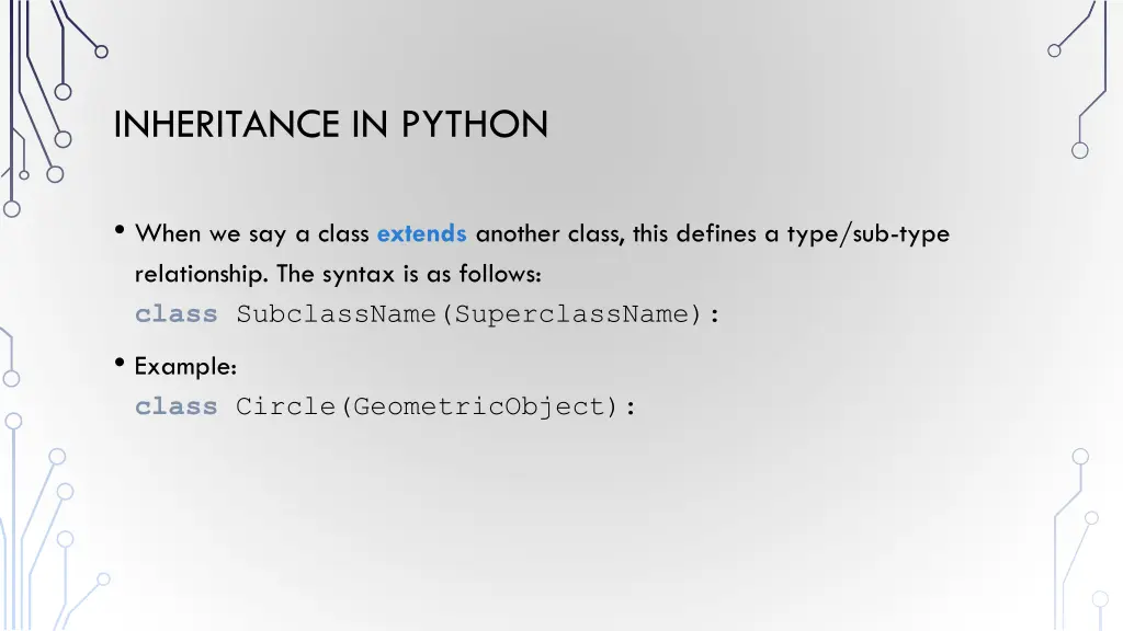 inheritance in python