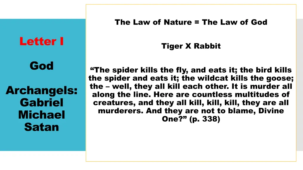 the law of nature the law of god