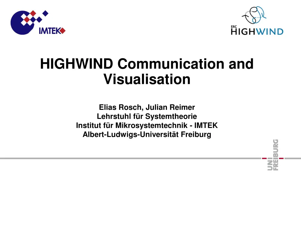 highwind communication and visualisation