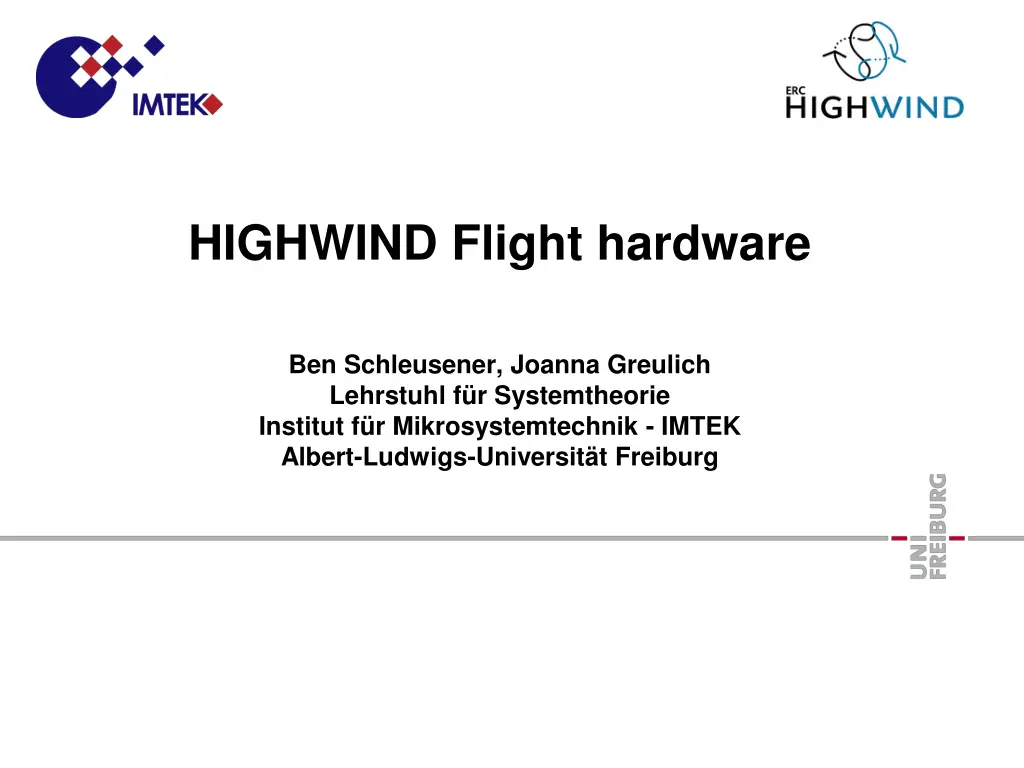 highwind flight hardware