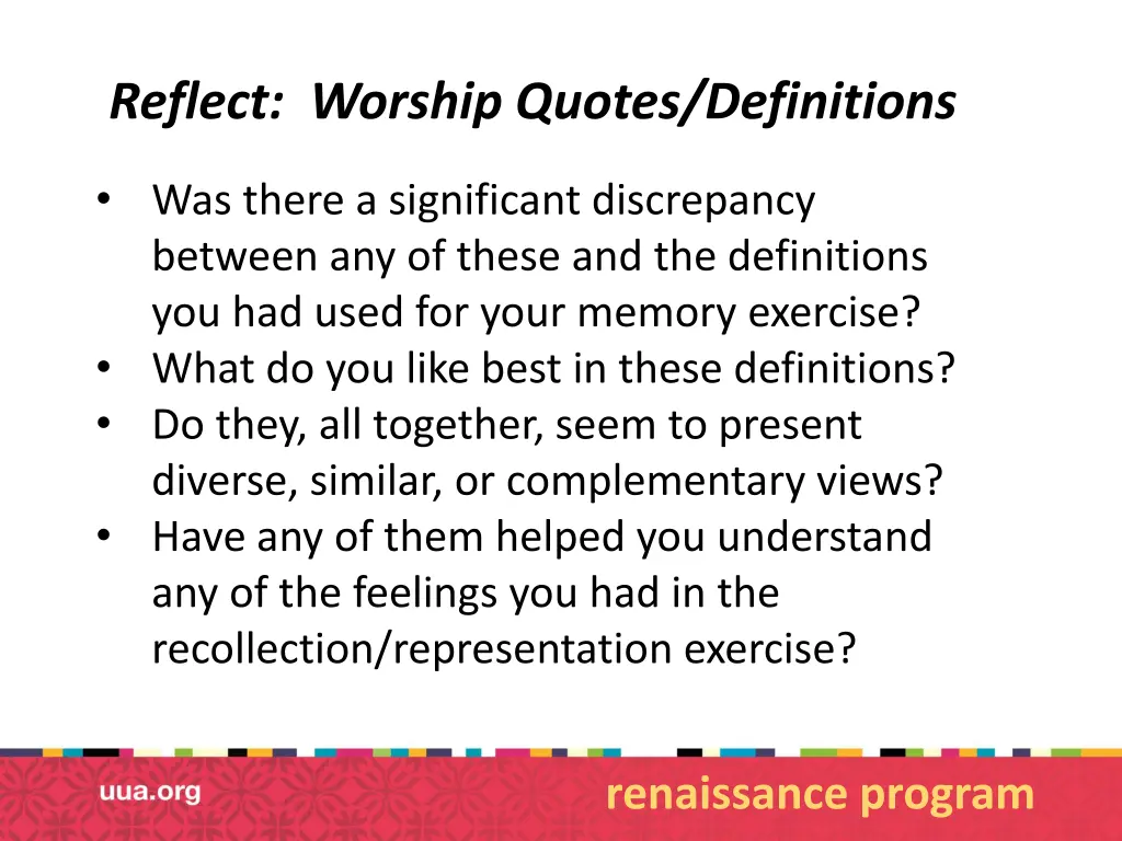 reflect worship quotes definitions