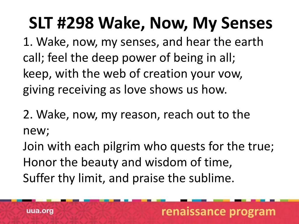 slt 298 wake now my senses 1 wake now my senses