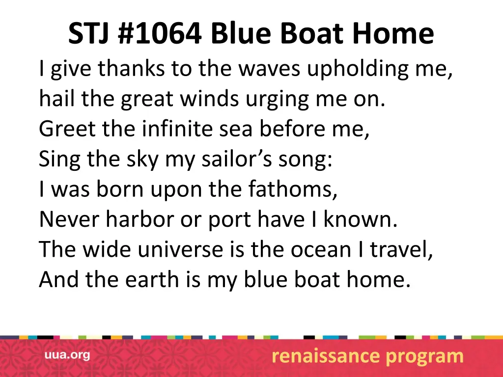 stj 1064 blue boat home i give thanks