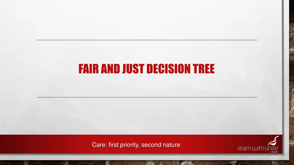 fair and just decision tree