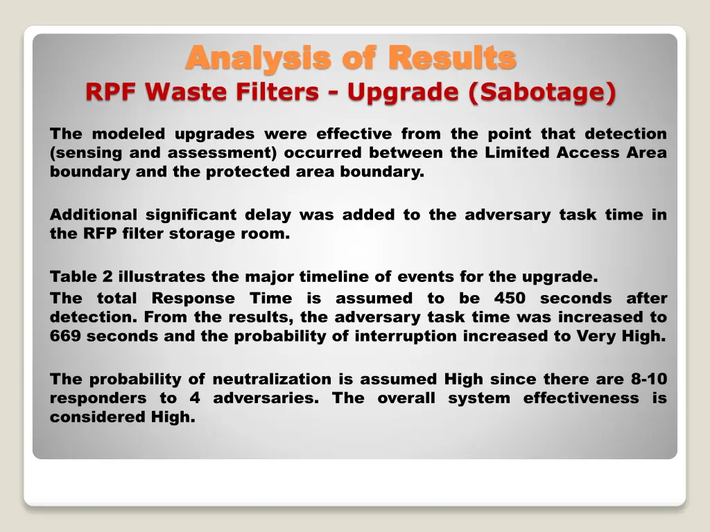 analysis of results analysis of results rpf waste