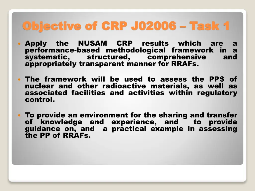 objective of crp j02006 objective of crp j02006